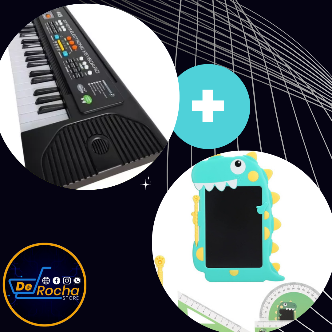 Combo tableta dino+organeta teclado